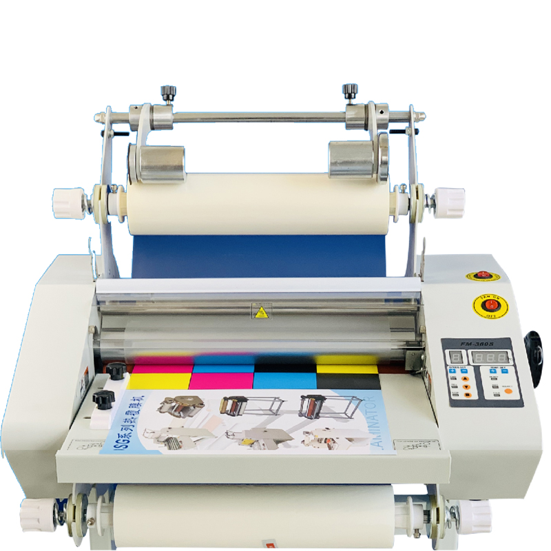 Colordowell's FM-360S: Single Anti-Curl Roll Laminator for Hot/Cold Laminating