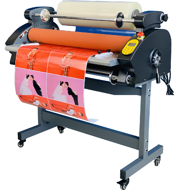 Hot and Cold Roll Laminator WDDSG-880+ by Colordowell - Top-notch Crystal Film Lamination Solution