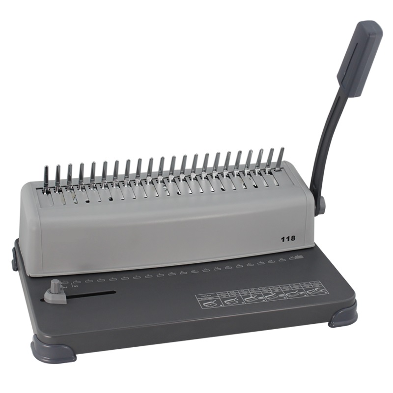 Spiral Binding Machine Expertly Delivered by Colordowell: The WD-118 Plastic Comb Binding Machine